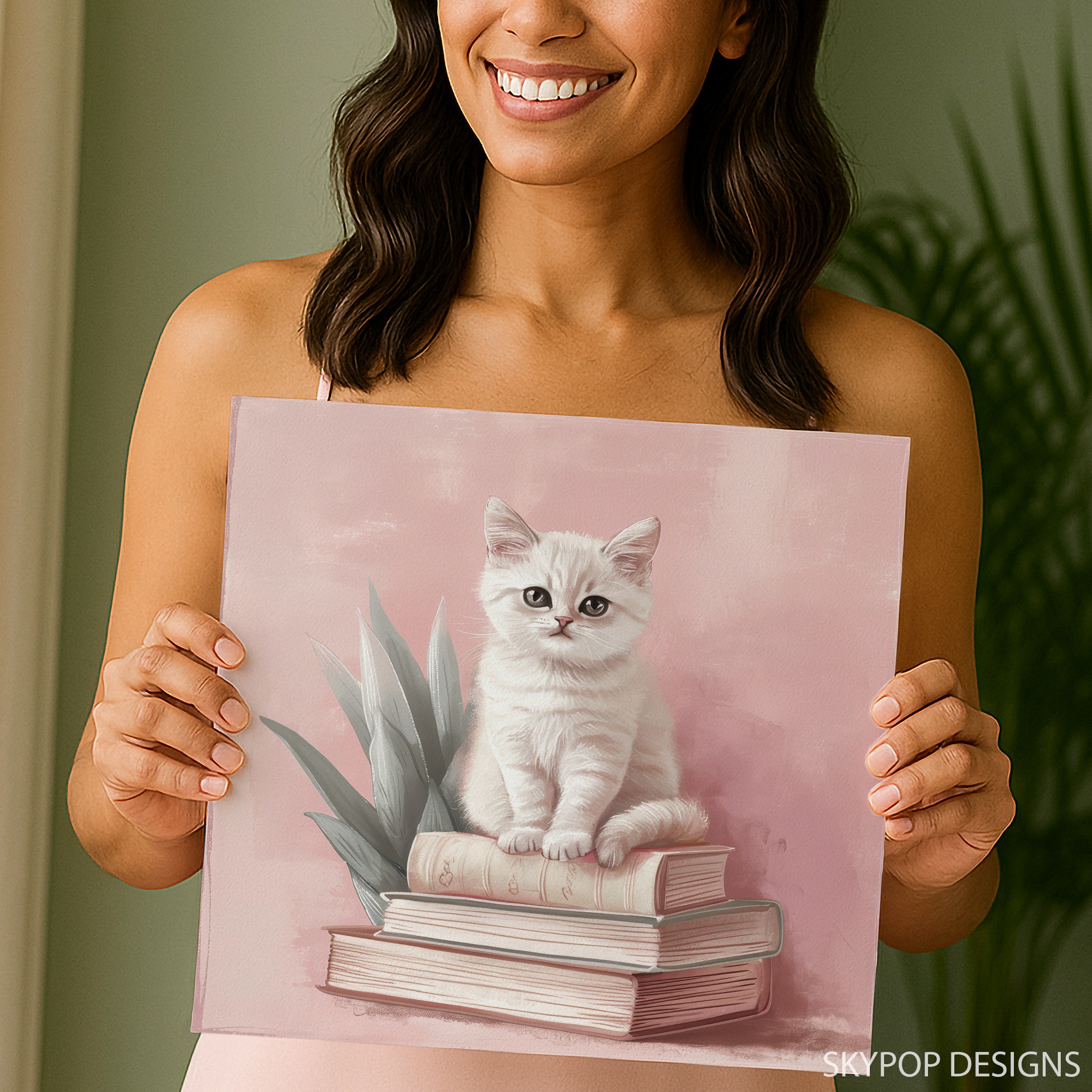 9.jpg Cat Reading Nook Art