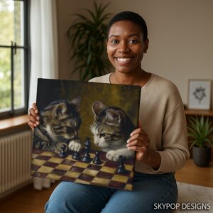 Cat Chess Art