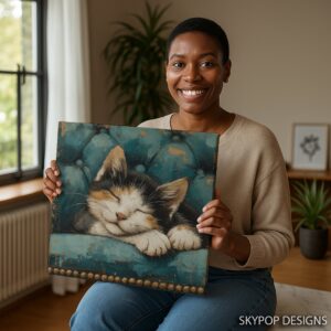 Calico Cat Art