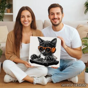 DJ Cat Art
