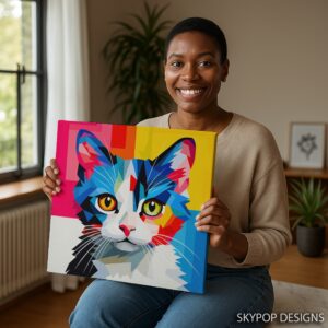 Cat Splash Art
