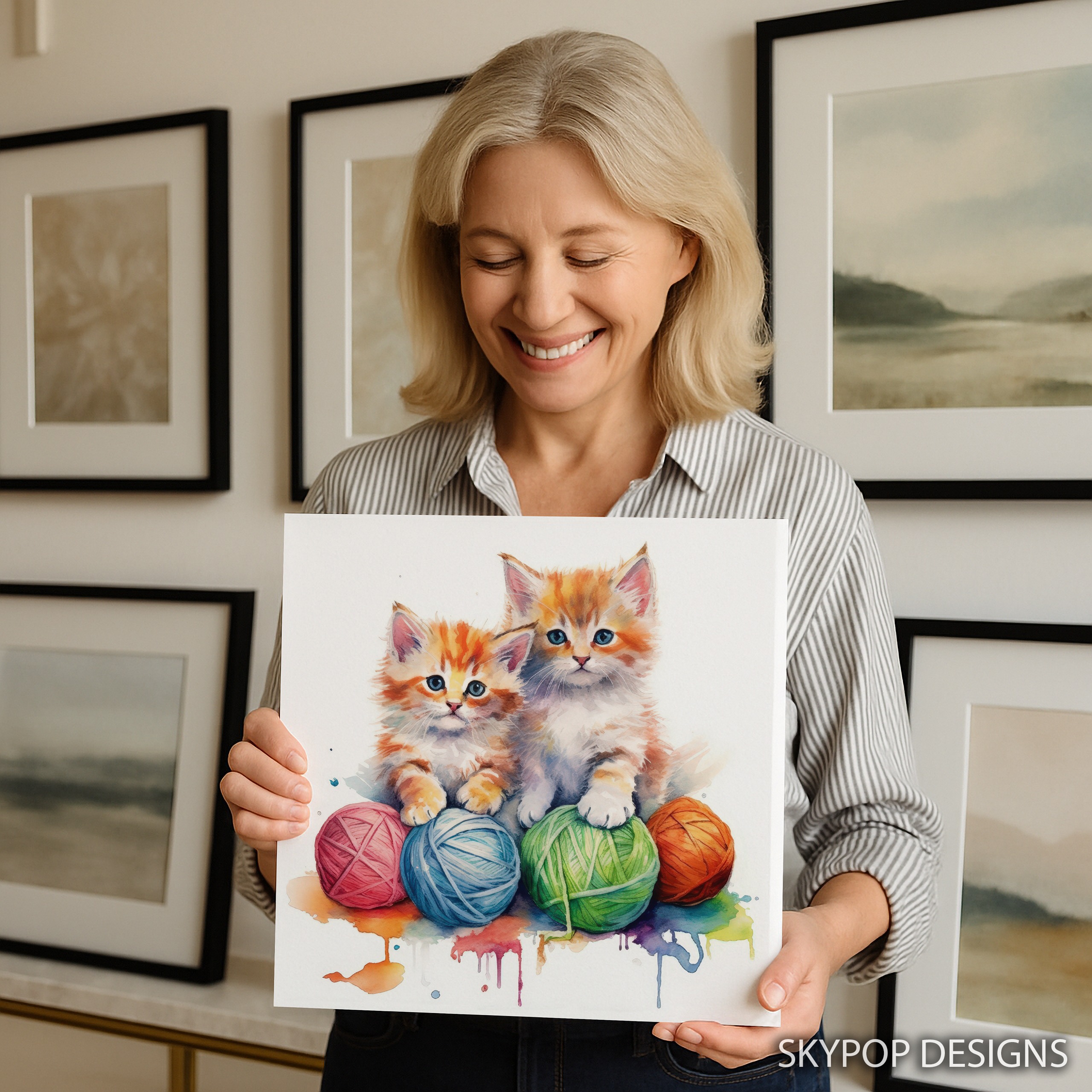 9.jpg Kitten Art