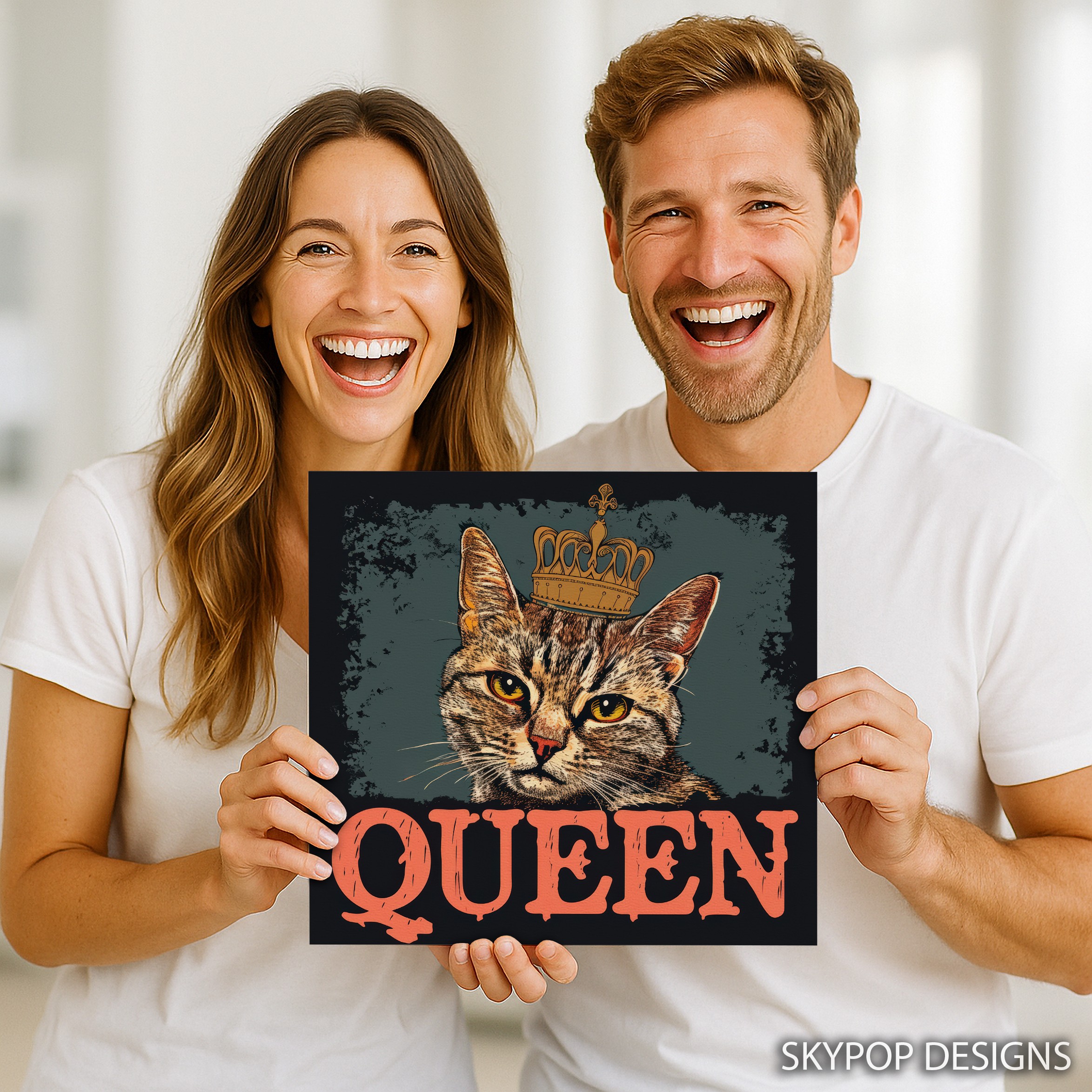 9.jpg Regal Cat Queen Portrait Art
