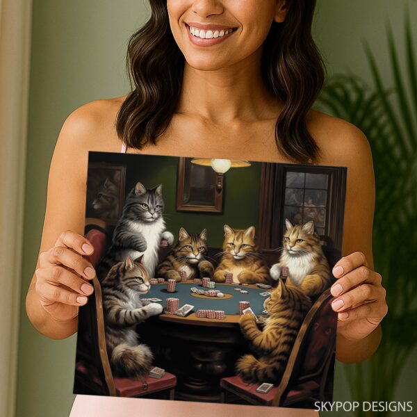 Cat Poker Art