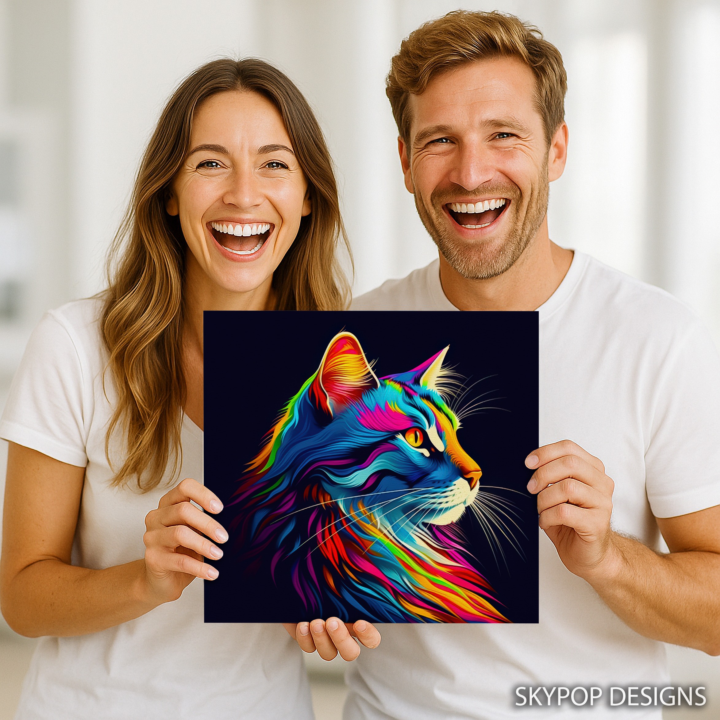 9.jpg Rainbow Cat Art