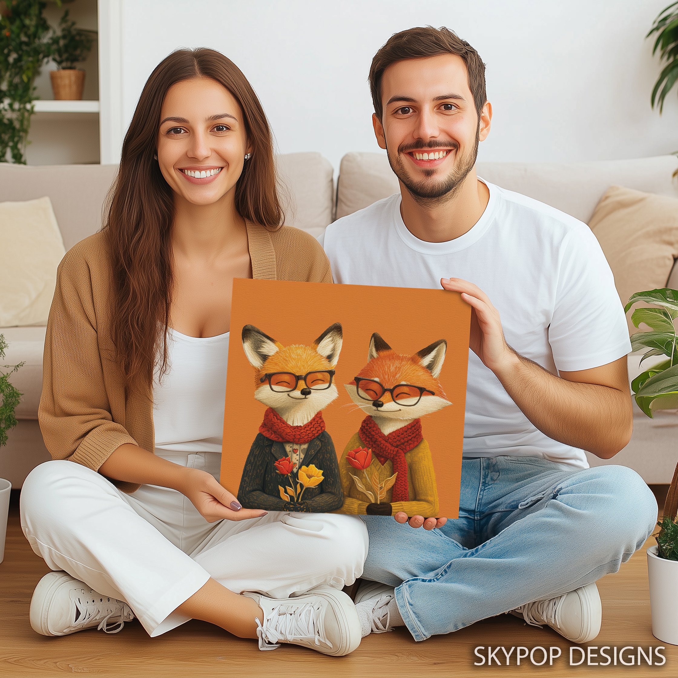 9.jpg Fox Couple Art