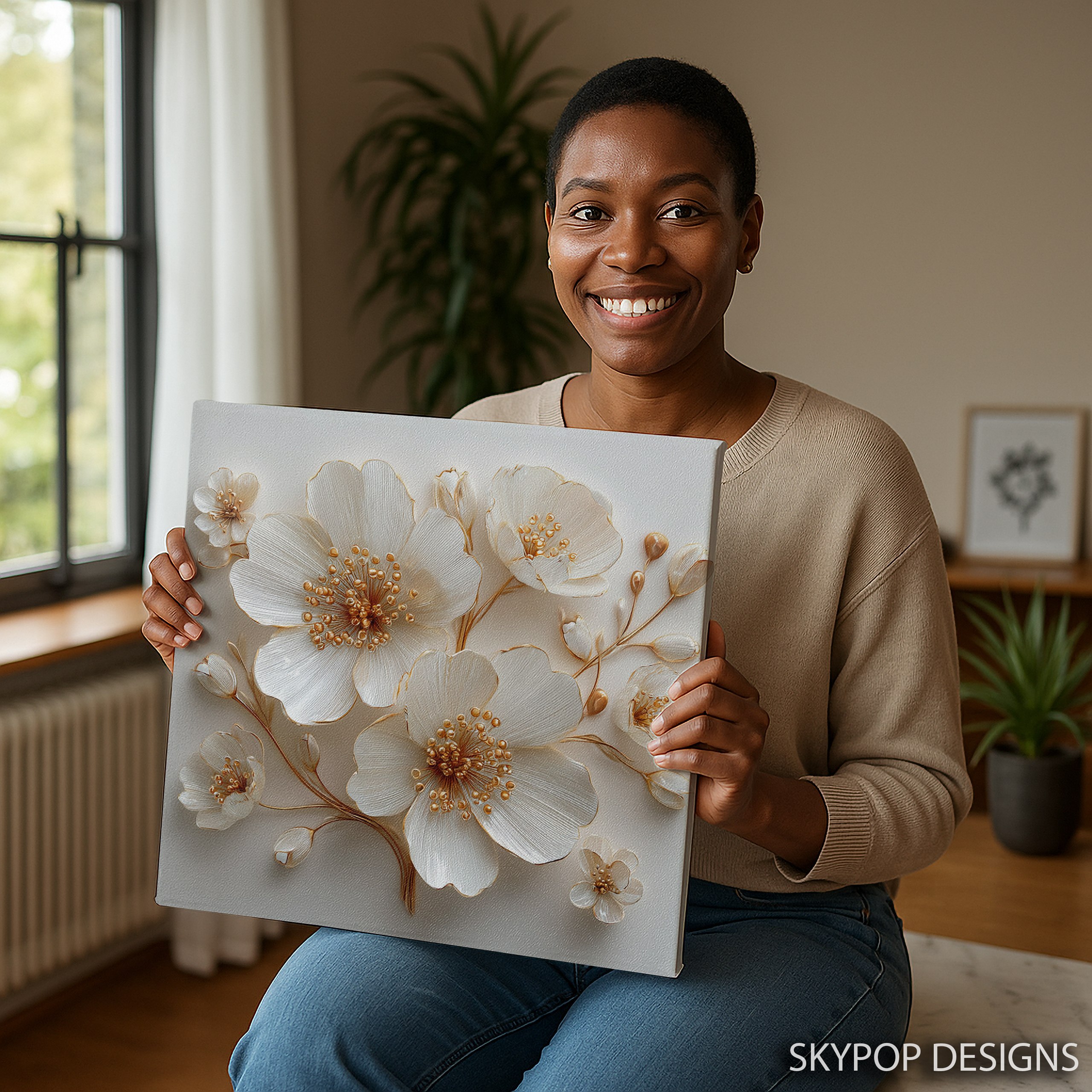 9.jpg Floral Burst Art