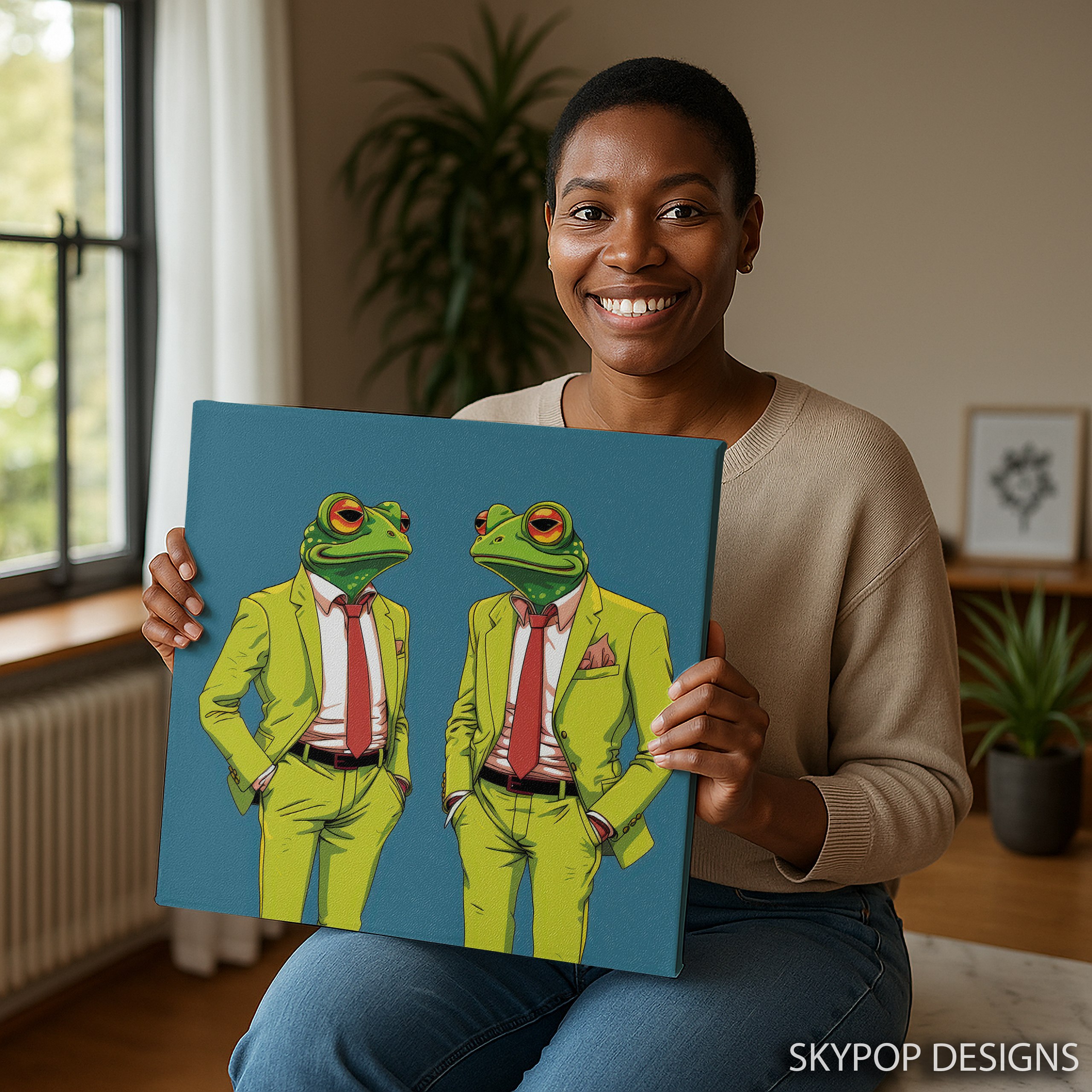 9.jpg Frog Art