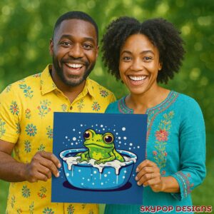 Frog Bath Art