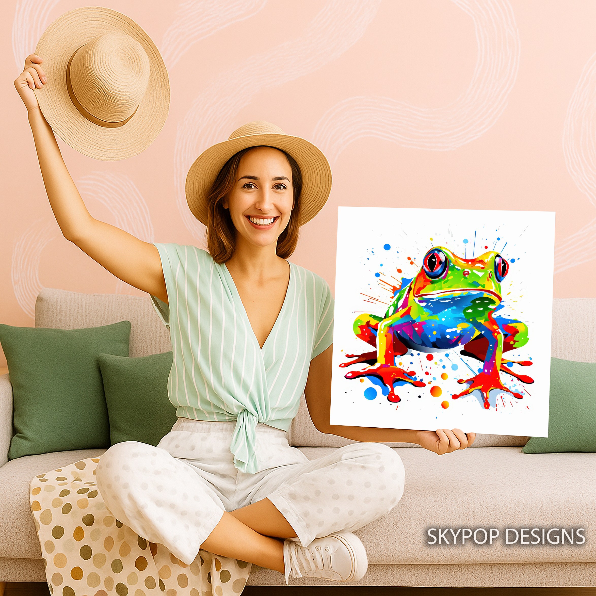 9.jpg Frog Art