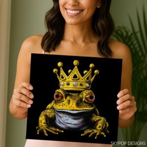 Frog King Crown Art