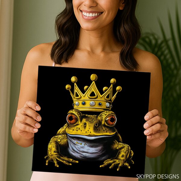 Frog King Crown Art