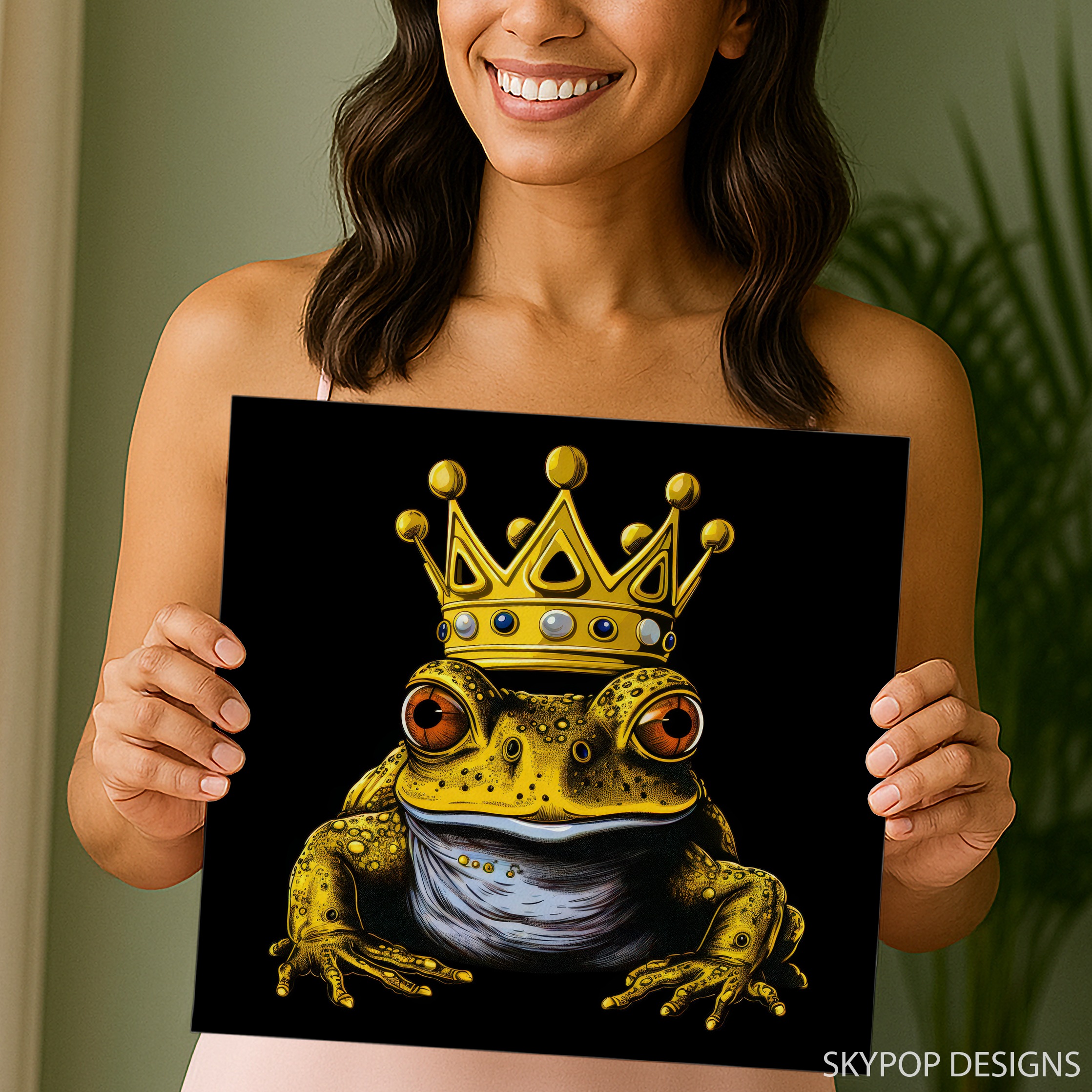 9.jpg Frog King Crown Art