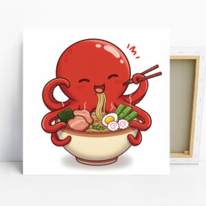 Octopus Ramen Art