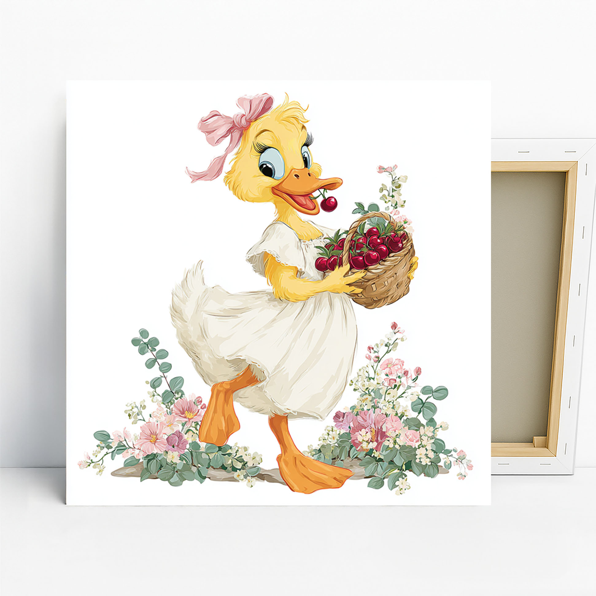Duckling Cherry Delight Art