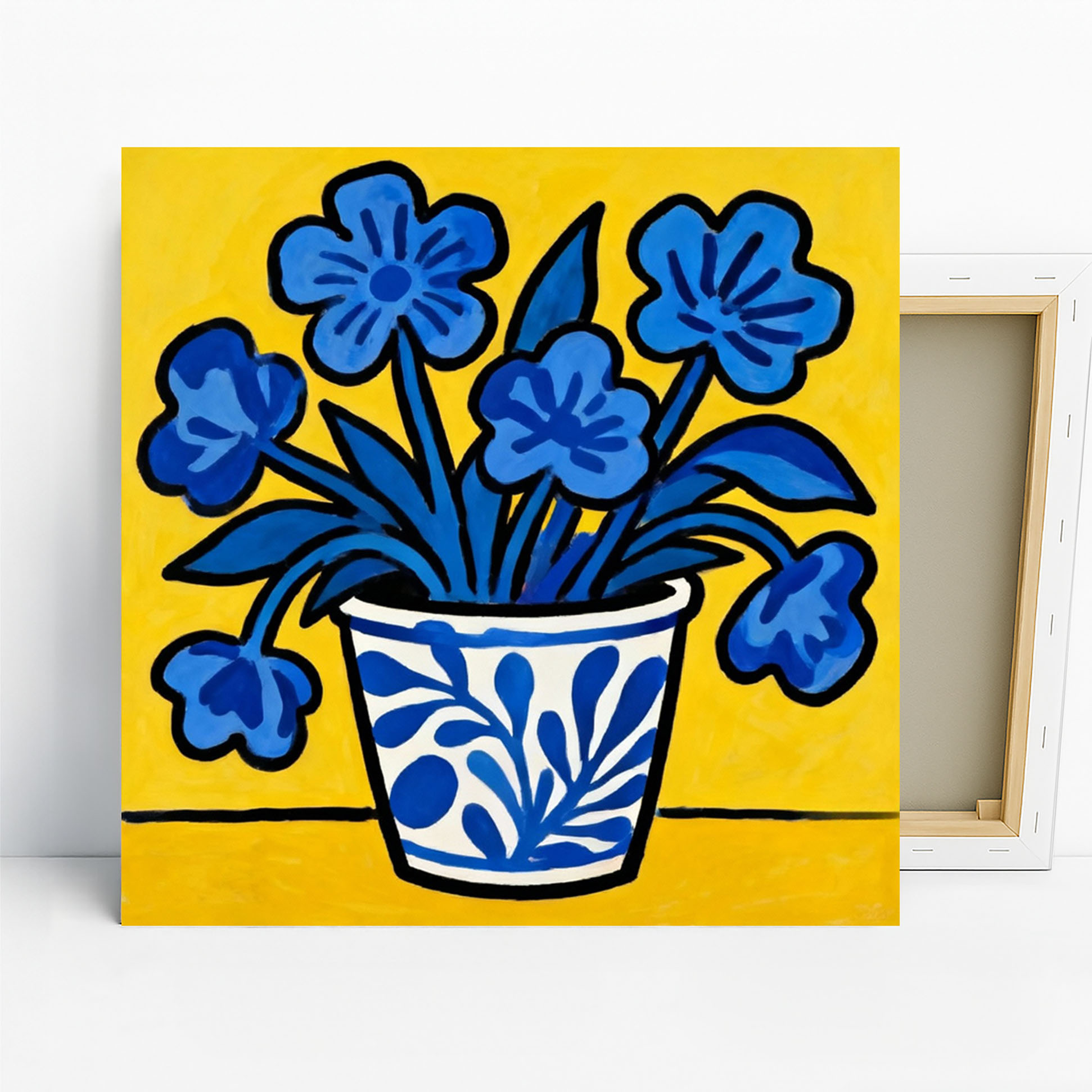 1.jpg Blue Flower Art