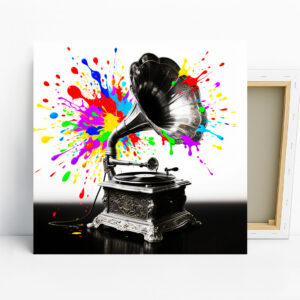 Vintage Gramophone Art