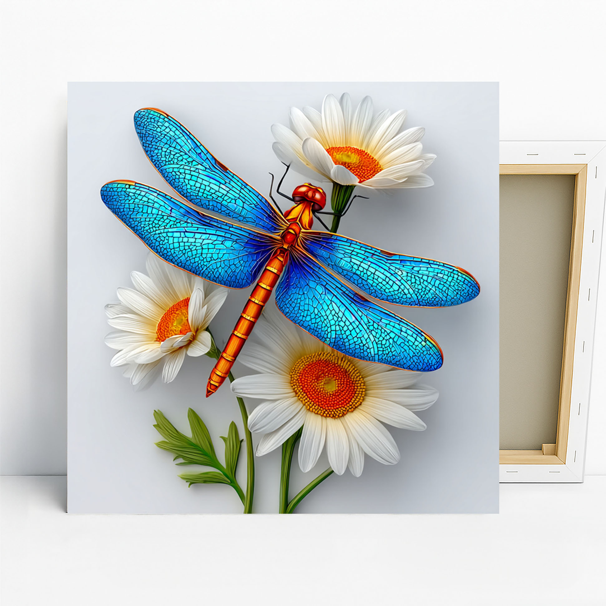 1.jpg Dragonfly Daisy Art