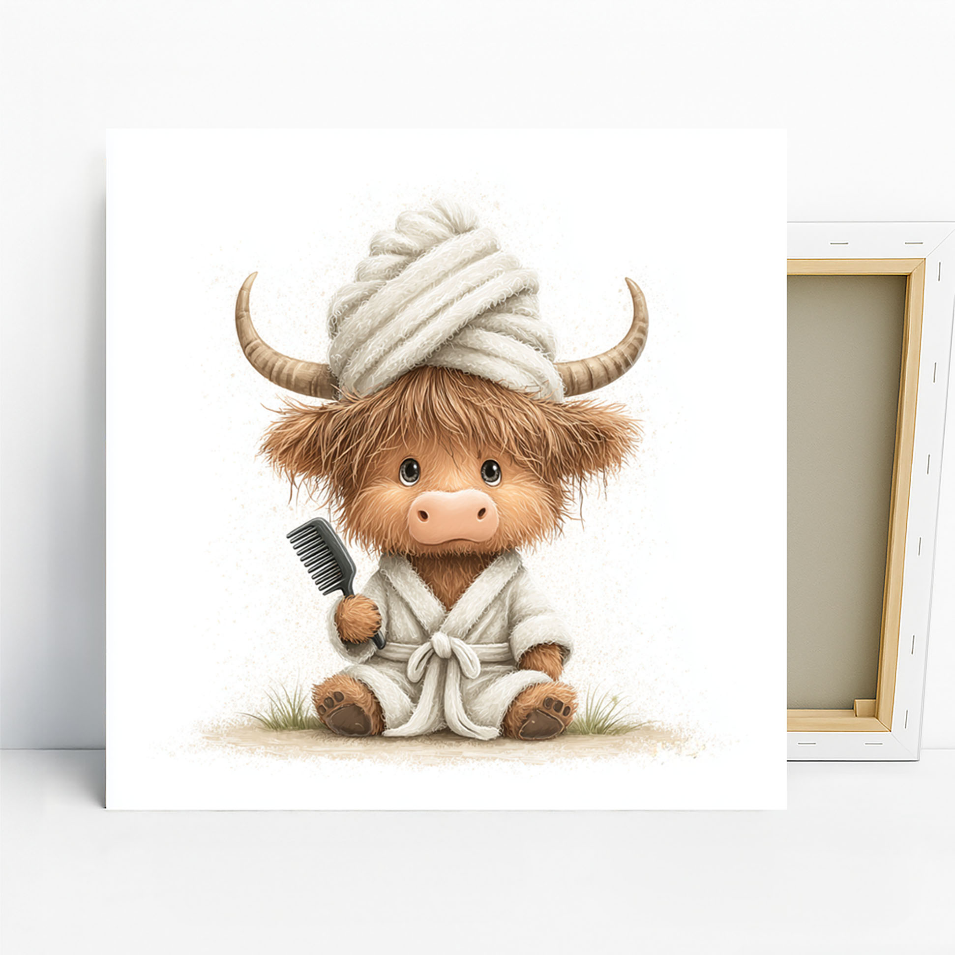 1.jpg Highland Cow Art