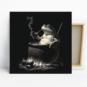 Frog Smoking Pipe Art