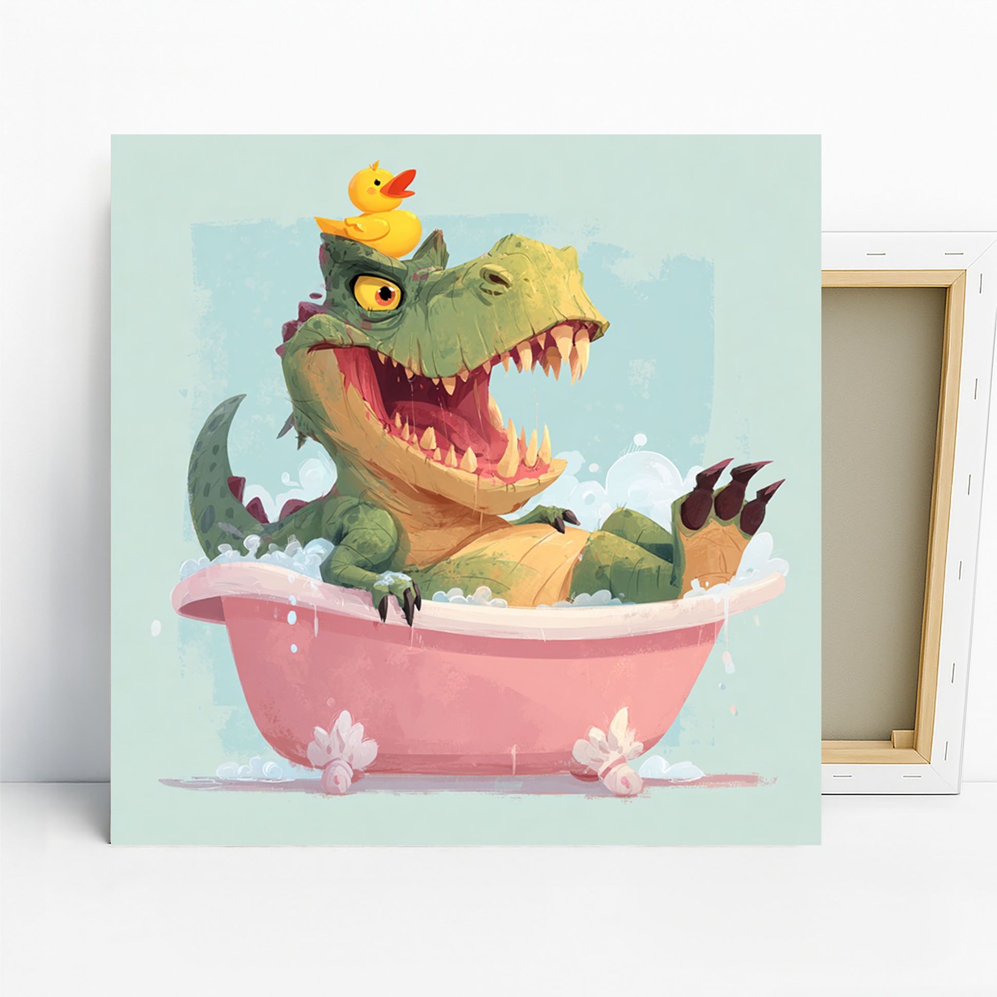 1.jpg Crocodile Bath Time Fun Art