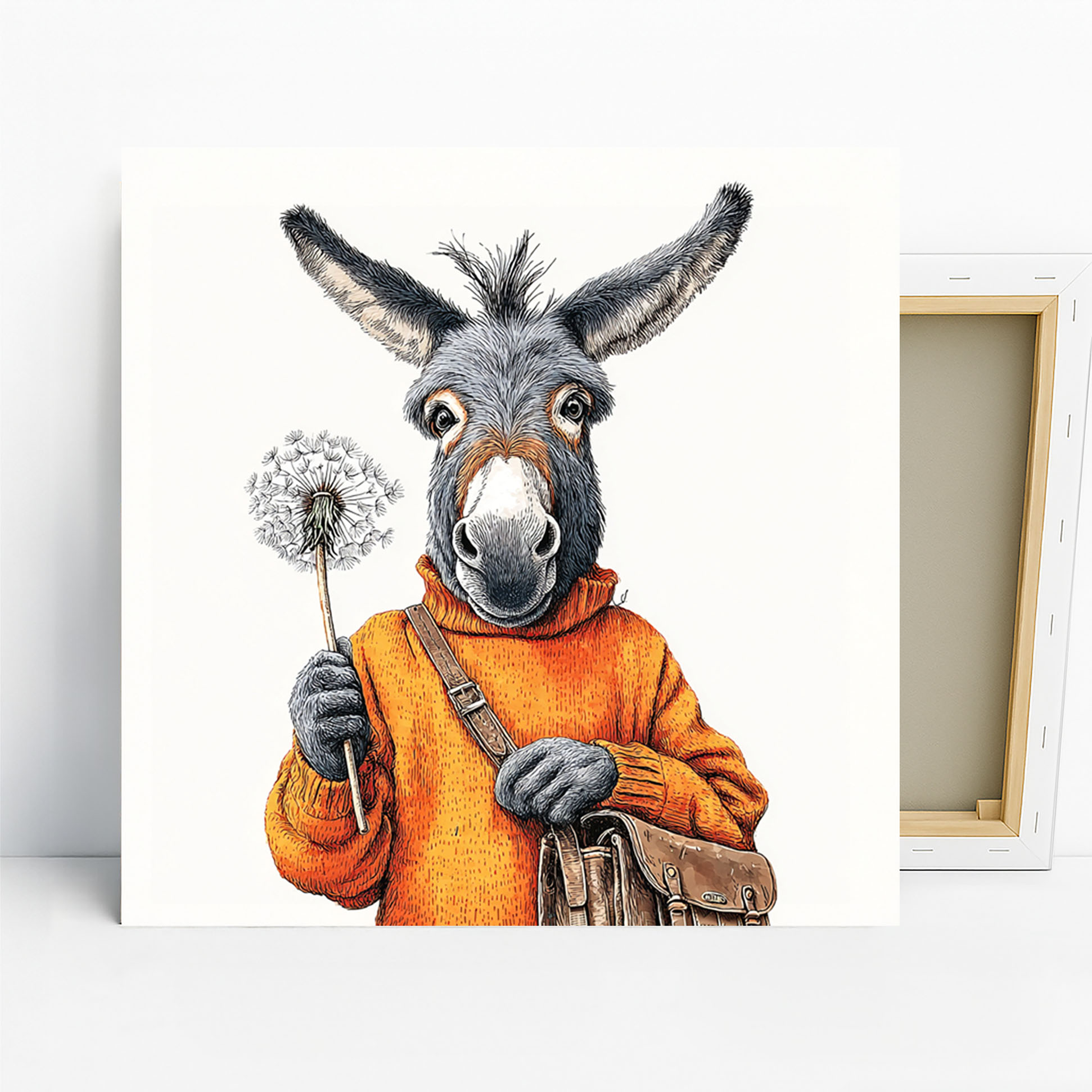 1.jpg Donkey Dandelion Art