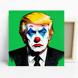 Donald Trump Joker Face Art