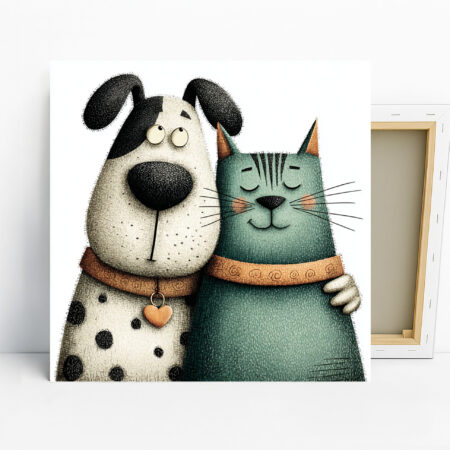 Dog and Cat Art