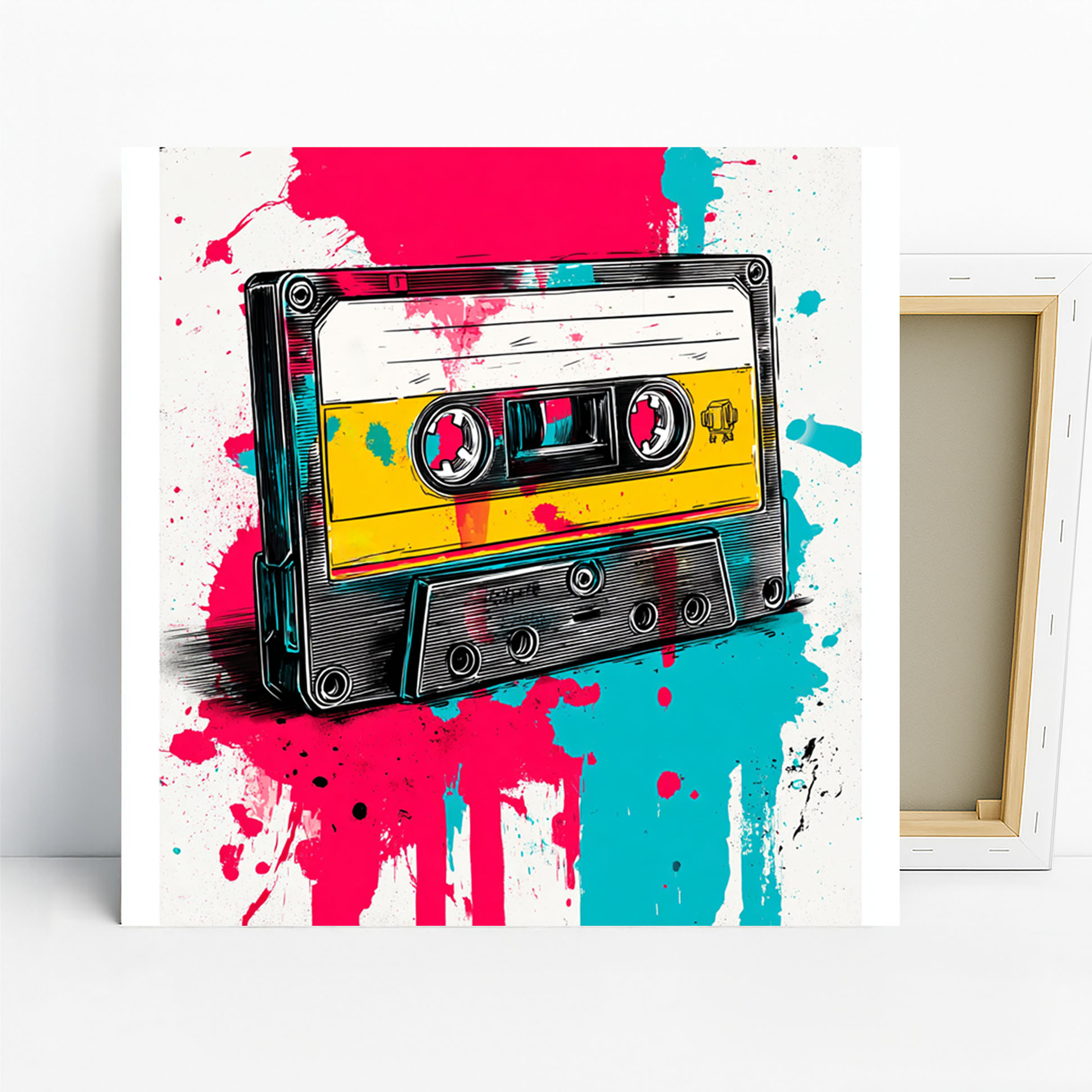 1.jpg Retro Cassette Tape Art