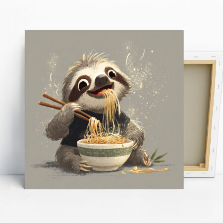 Sloth Ramen Art