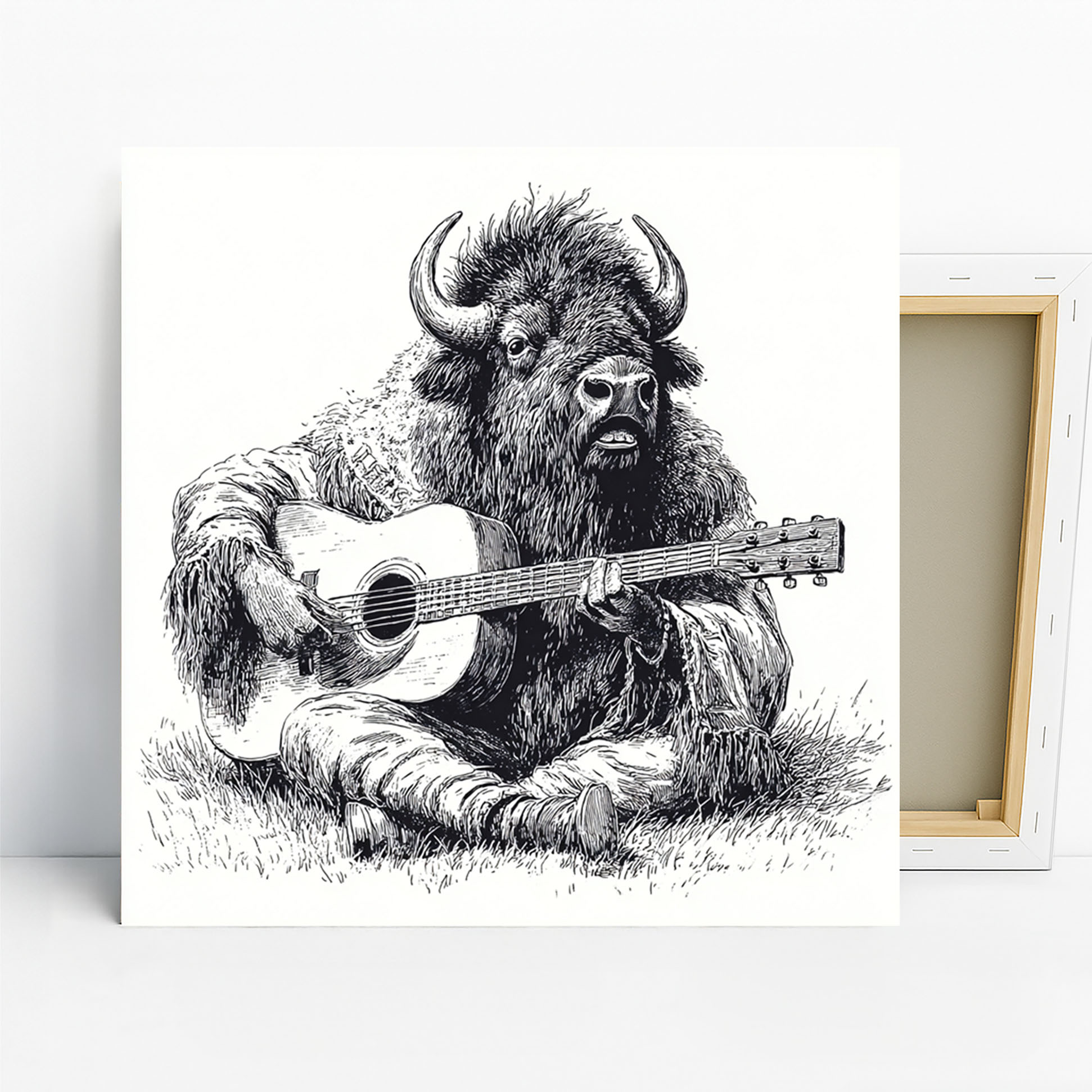 Bison Serenade Art