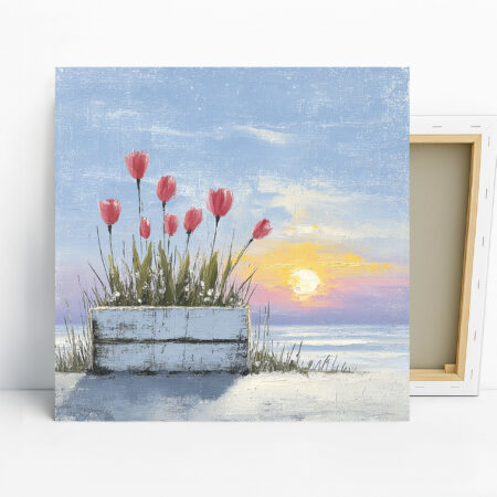 Tulip Sunset Art