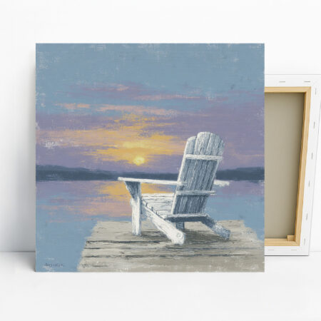 Adirondack Chair Sunset Art