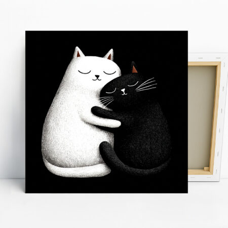 Cat Hug Art