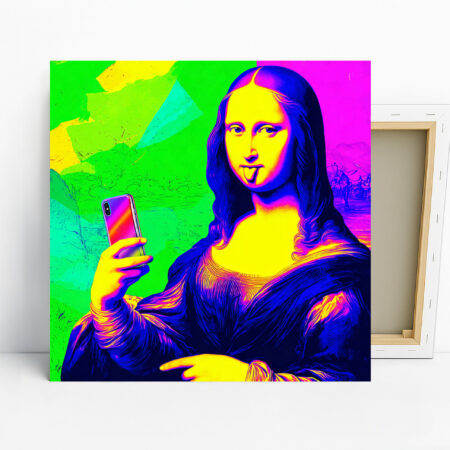 Mona Lisa Selfie Art