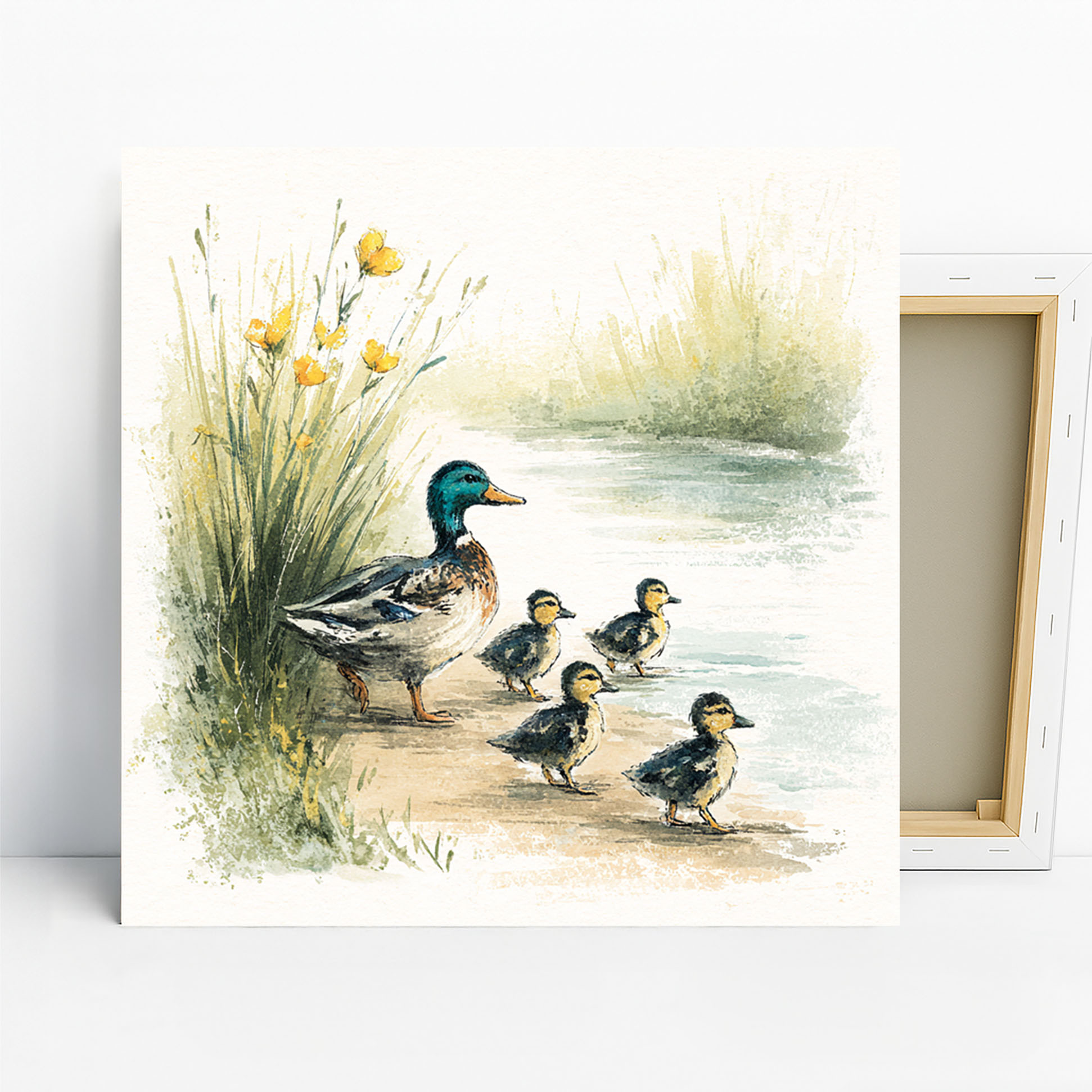 Duck Family Art