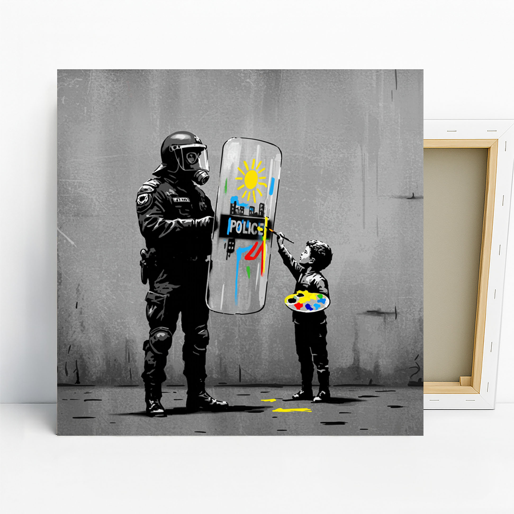 Child's Art Transforms Harsh Reality Art