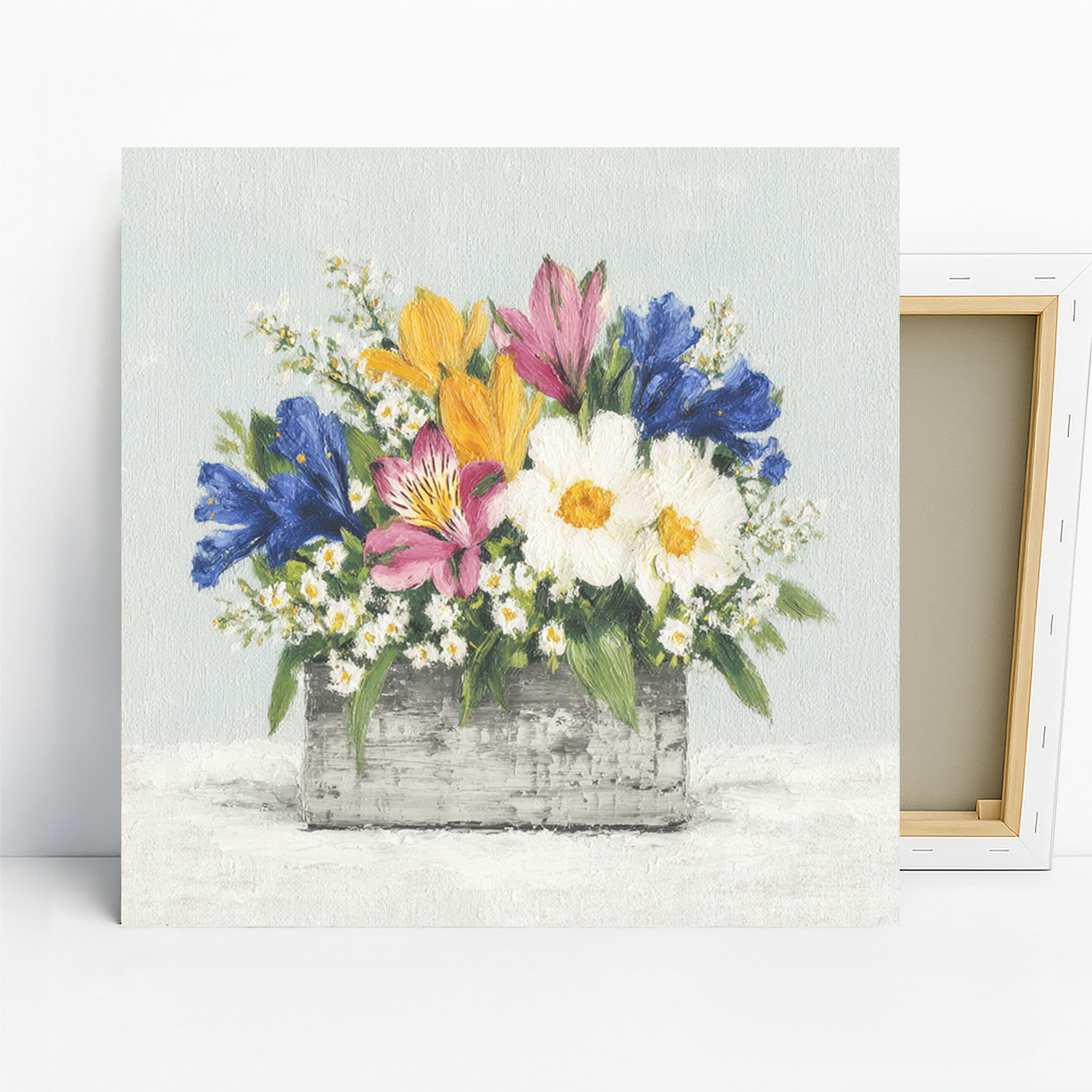 Vibrant Garden Blooms Art