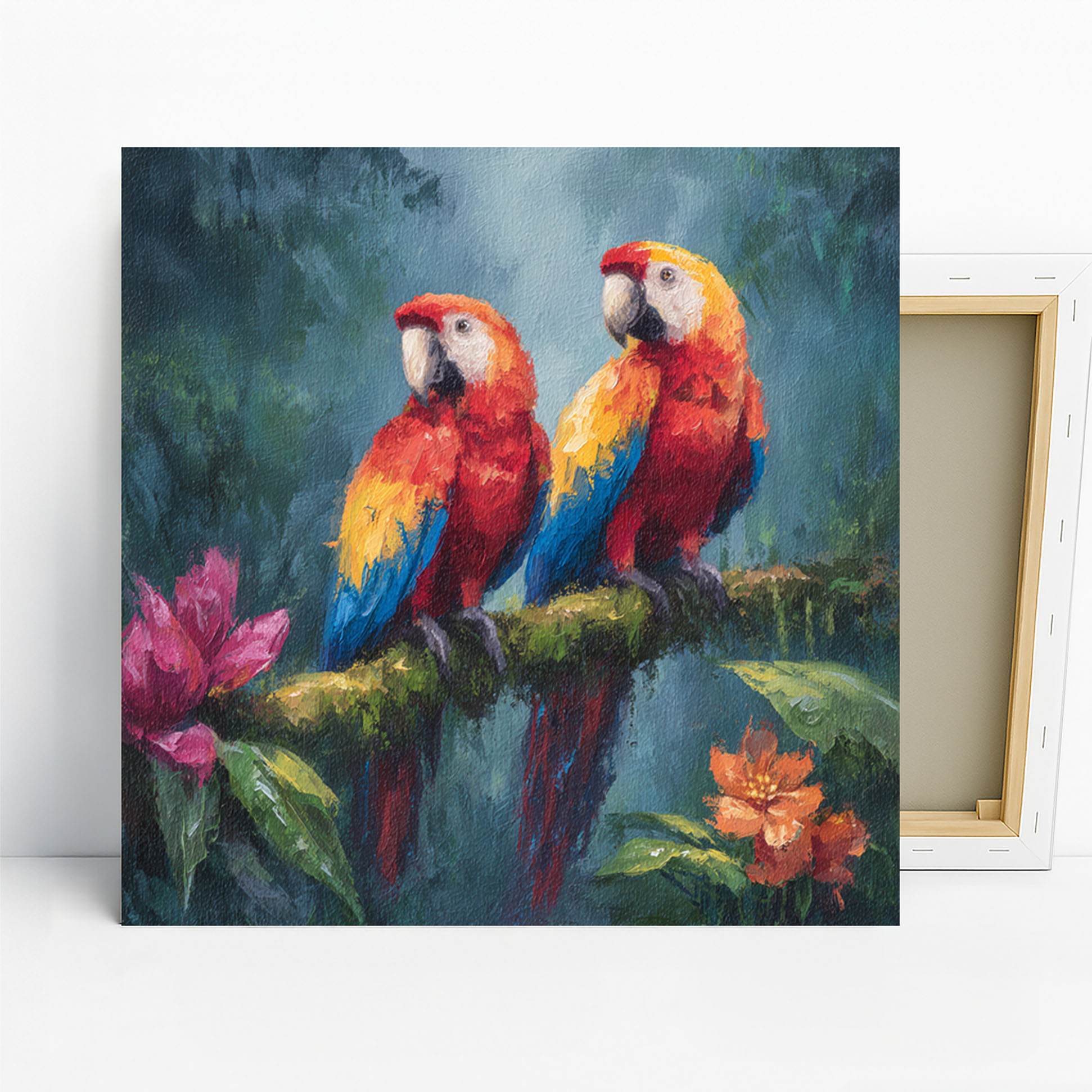 Macaw Pair Art