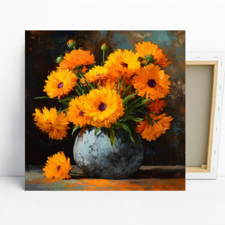 Marigold Bouquet Art