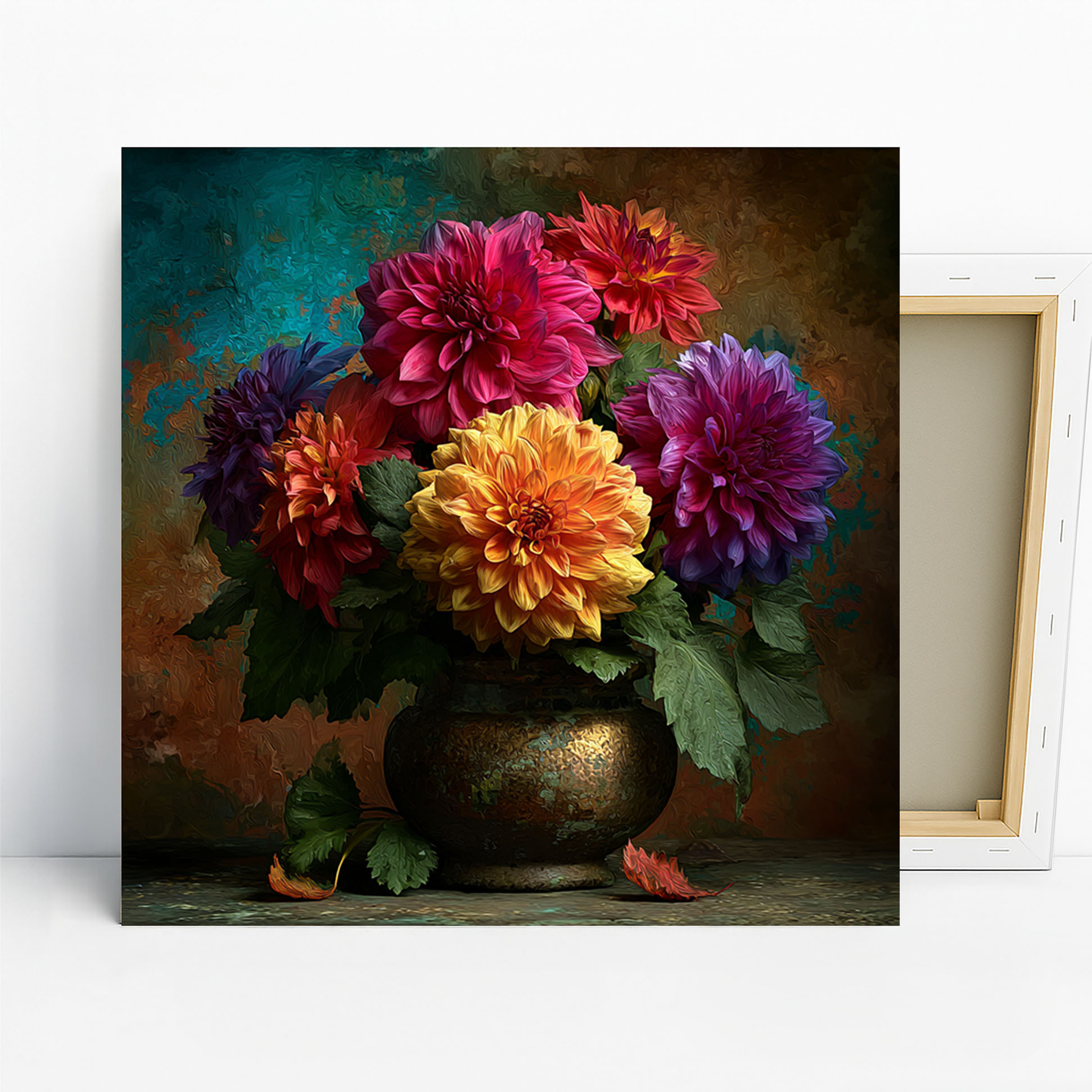 Dahlia Bouquet Art