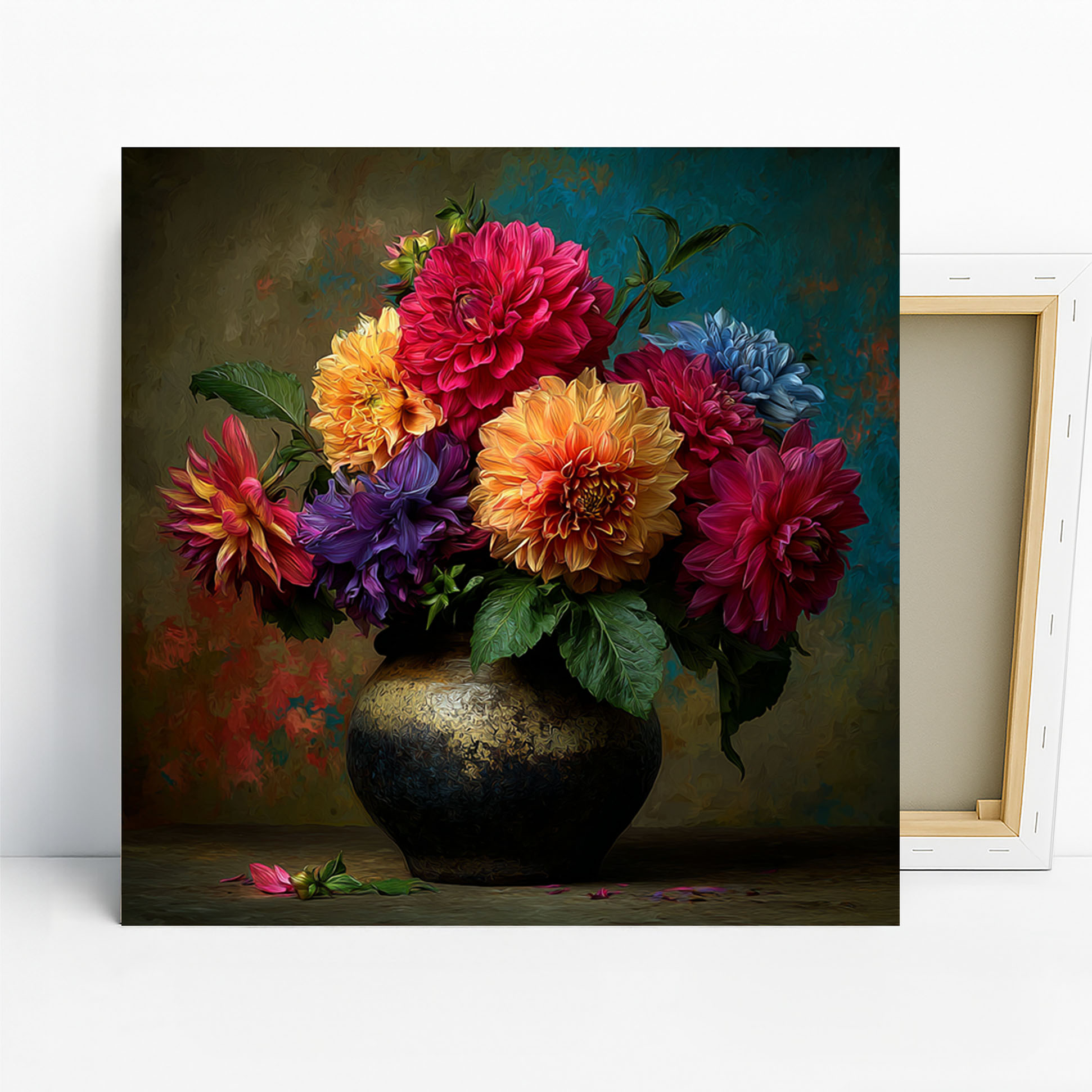 Dahlia Bouquet Art