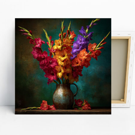 Gladiolus Vase Art