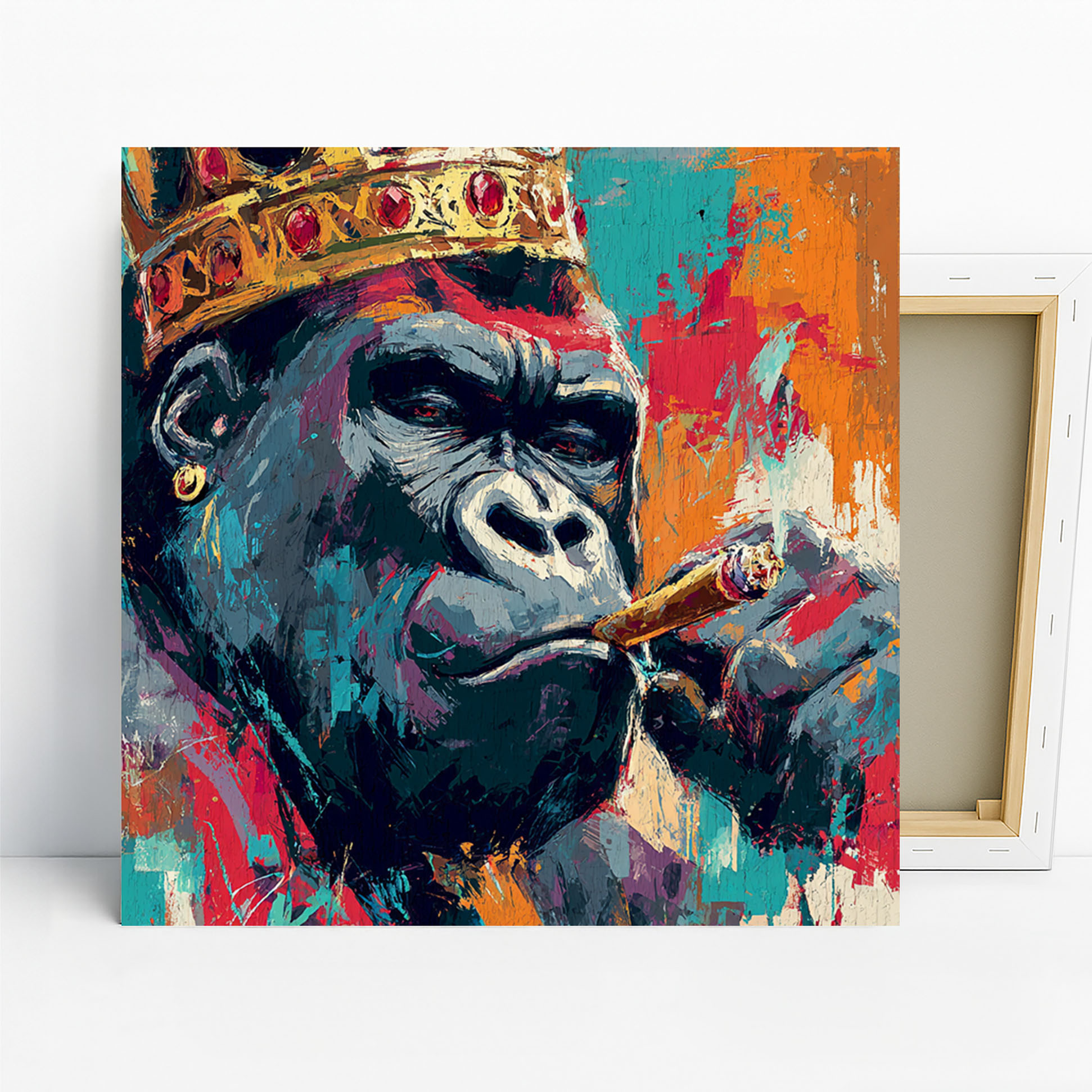 Gorilla Cigar Lounge Art