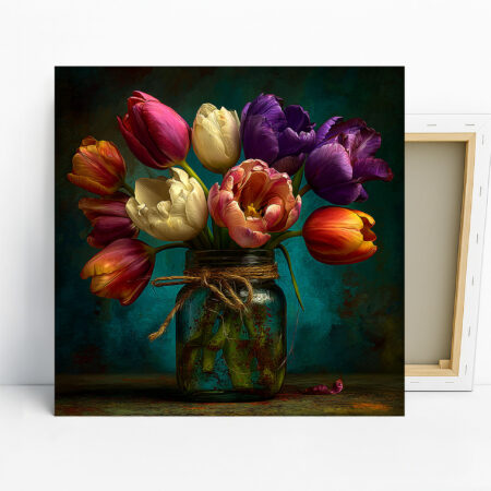 Tulip Bouquet Art