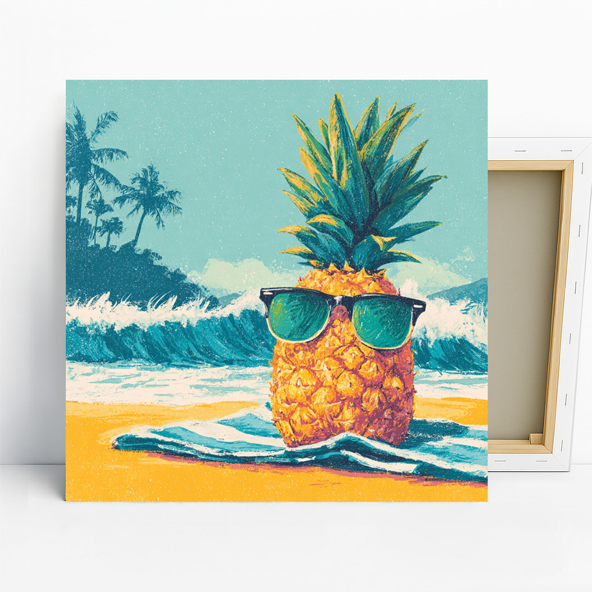 Pineapple Beach Vibes Art
