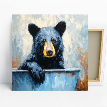 Bear Bath Time Art