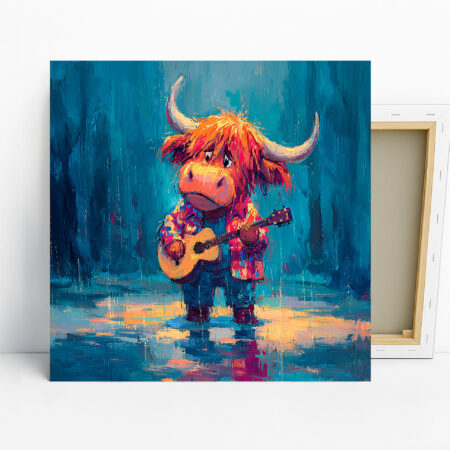 Highland Cow Art