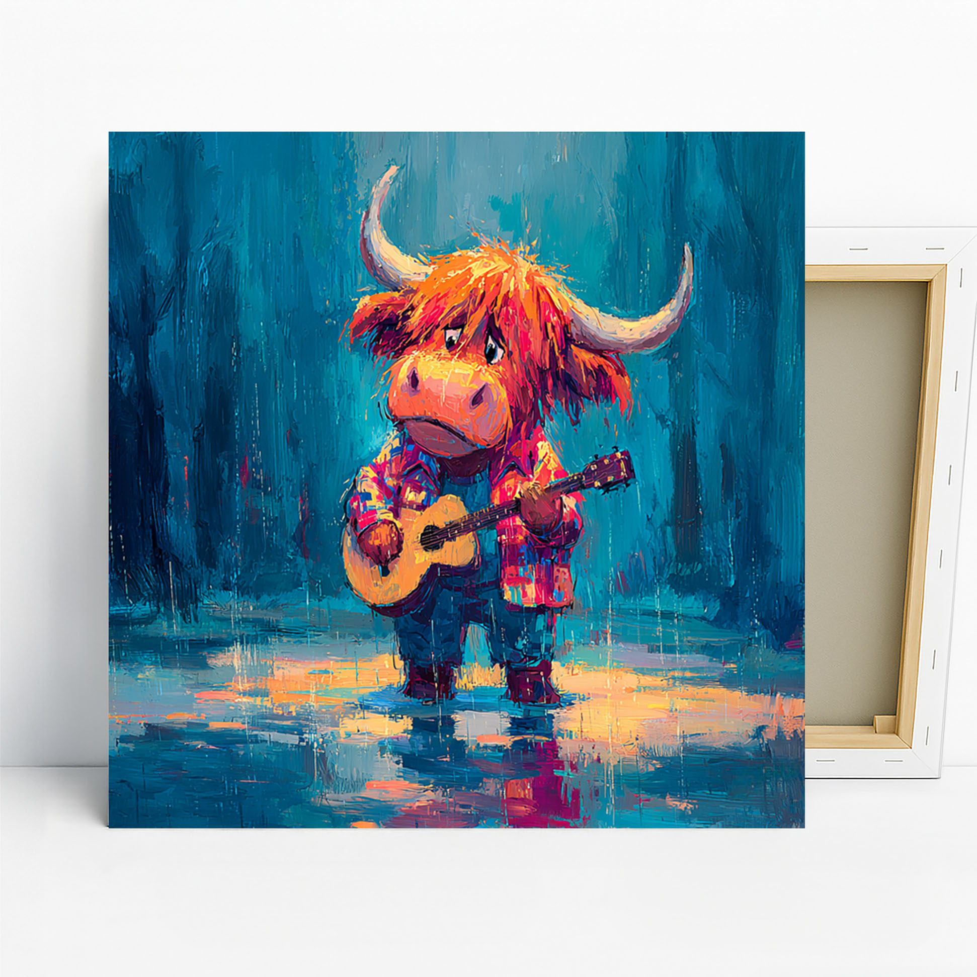 Highland Cow Art