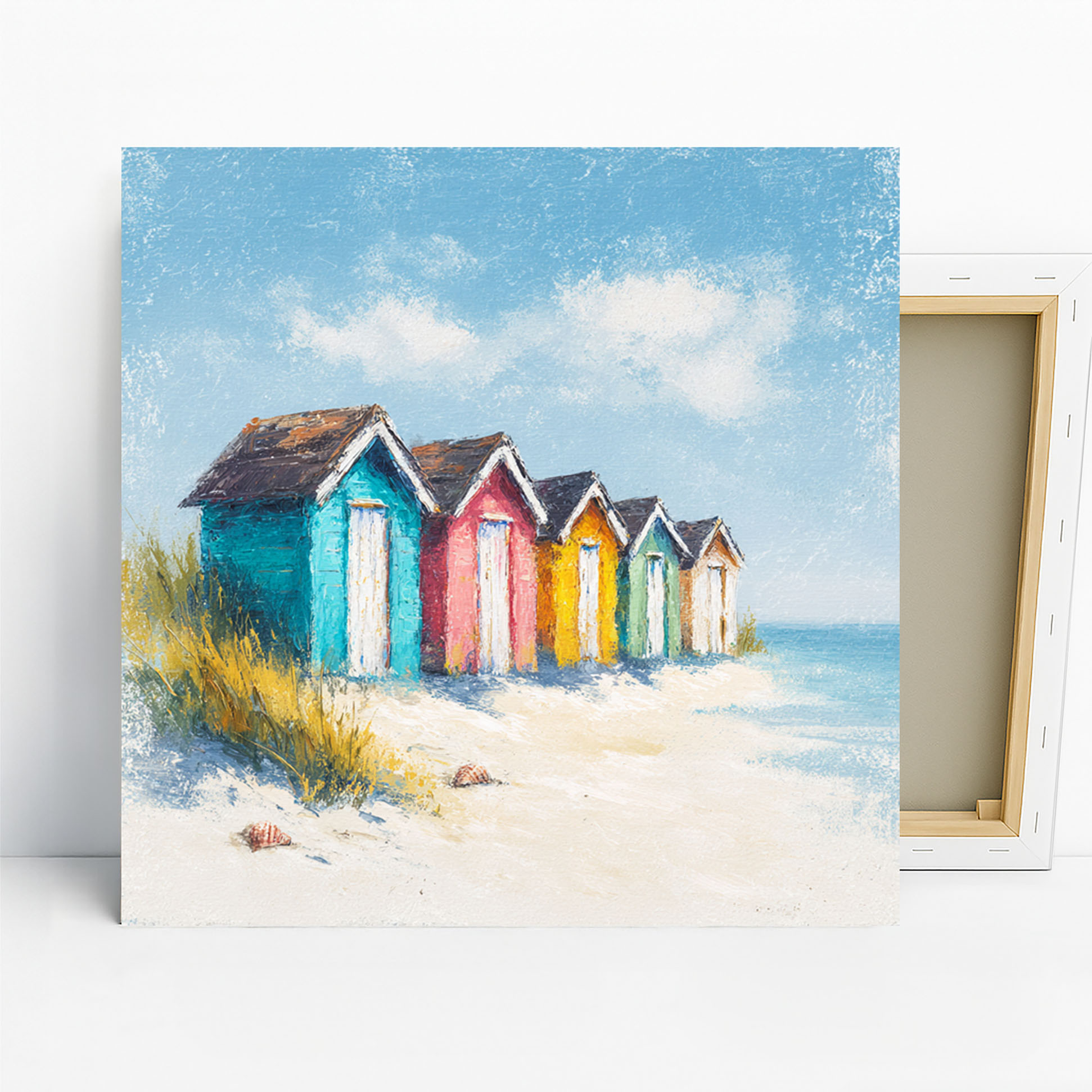 Beach Huts Art
